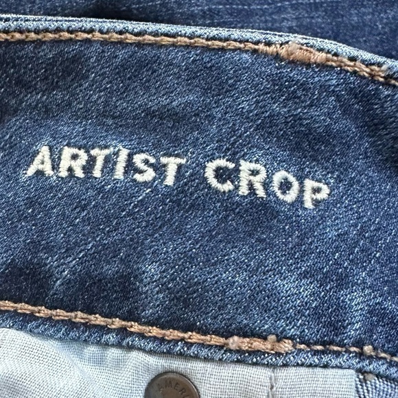 American Eagle Artist Crop Jean Sz 18 regular - Picture 5 of 10